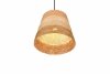 Lampa wisząca pleciona z przędzy brązowa owalna boho rystykalna industrialna minimalistyczna nad stół do salonu sypialni JOELINE R31731926 Rl